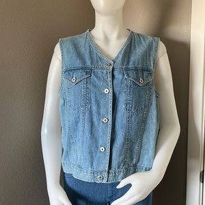 Faded Glory Vintage Denim Vest